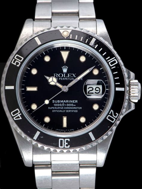 1987 rolex submariner 168000 mark 1|rolex 16800 history.